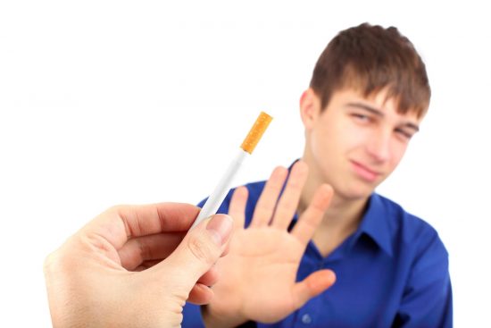 Leerlingen school moeten rookpas